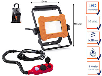 Arbeitsleuchte mit Sicherheitsglas IP20 Tragbarer 120W Halogenstrahler